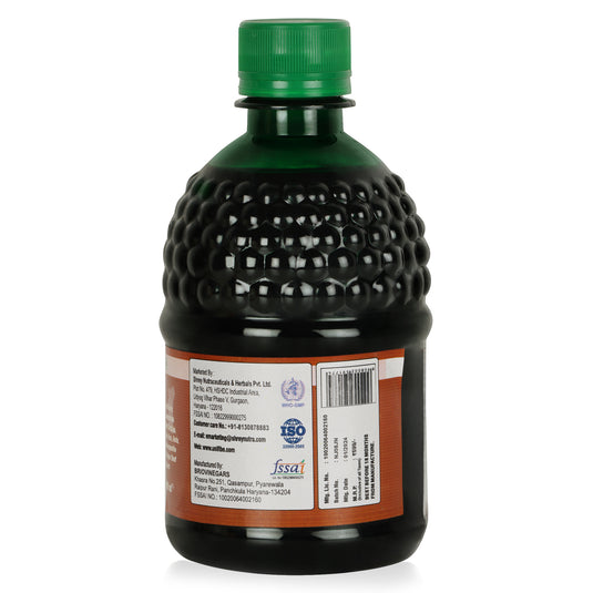 Unifibe Noni Gold, Juice Concentrate - 400 ml (with Garcinia, Aloe Vera, Amla, Ashwagandha & Grape Seed Extract)