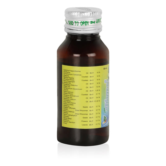 Shrey's Biomol OiI - Ayurvedic Oil for Joint Pain, Knee Pain, Back Pain, Arthritic Pain & Muscular Pain  (50 ml)